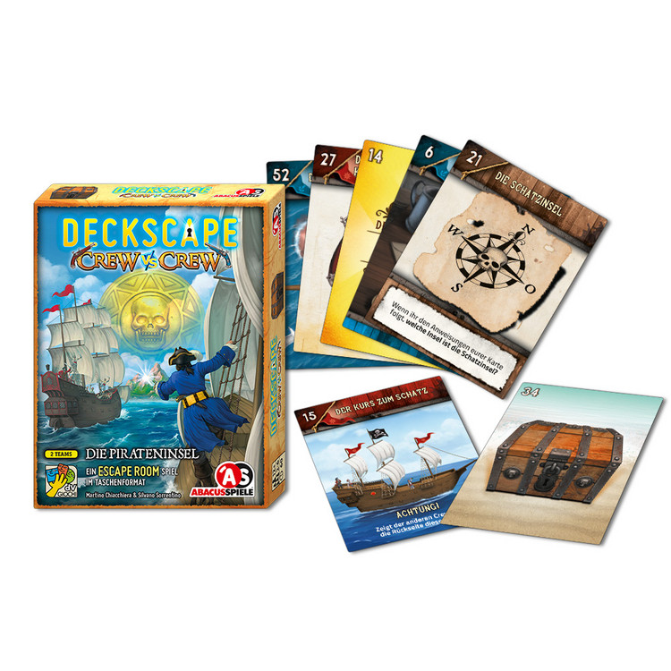 Deckscape 8: Crew vs Crew  Die Pirateninsel