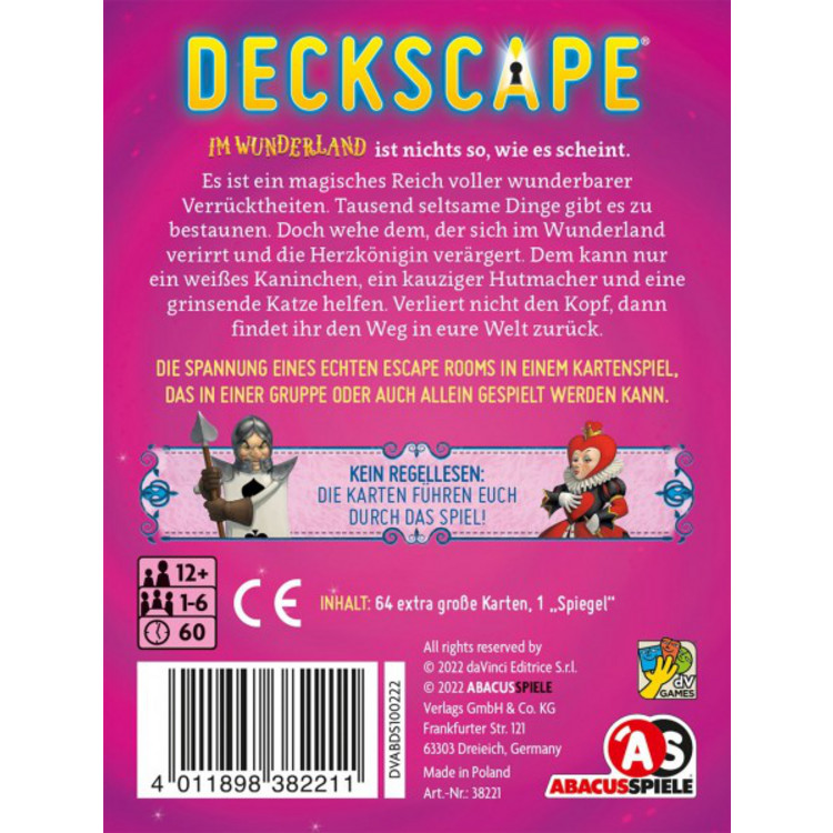 Deckscape 10: Im Wunderland