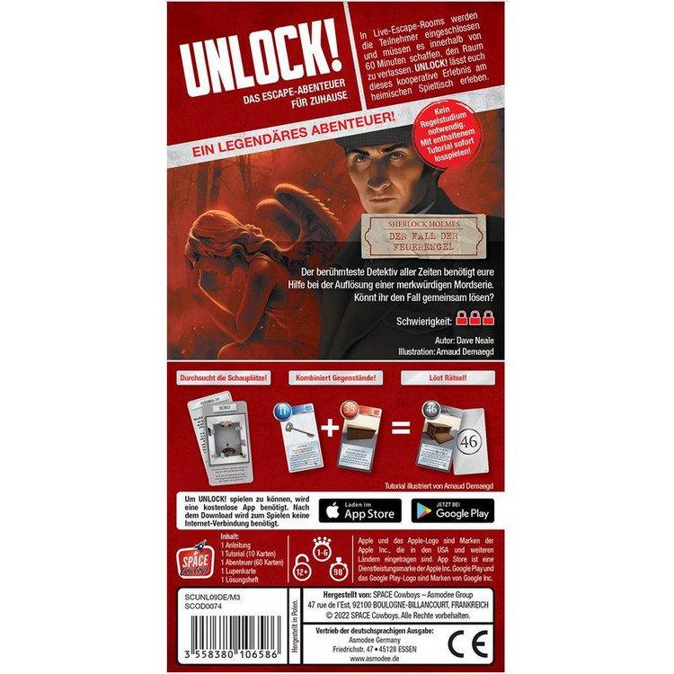 Unlock! 9 - Einzelszenario 3: Sherlock Holmes - Der Fall der Feuerengel