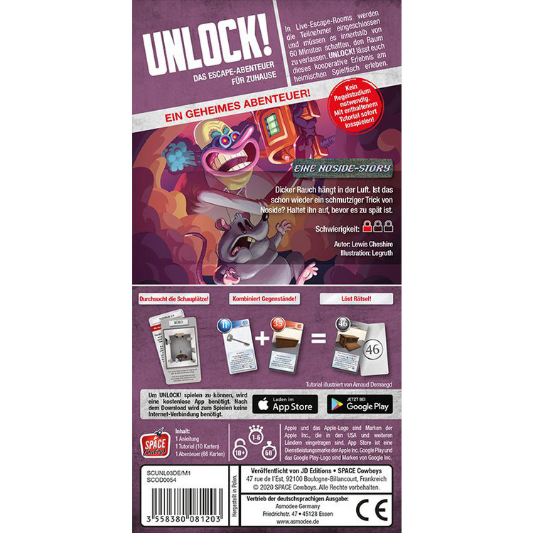 Unlock! 3 - Einzelszenario 1: Eine Noside-Story