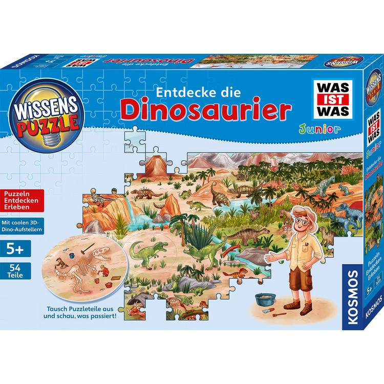 Wissenspuzzle: WAS IST WAS Junior - Entdecke die Dinosaurier