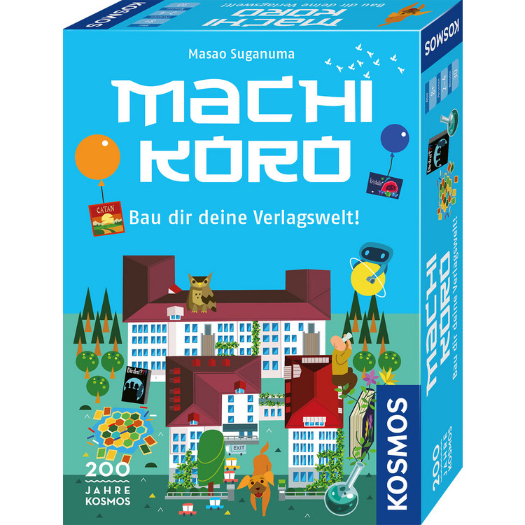 Machi Koro: Bau dir deine Verlagswelt (Jubiläumsausgabe 200 Jahre Kosmos)