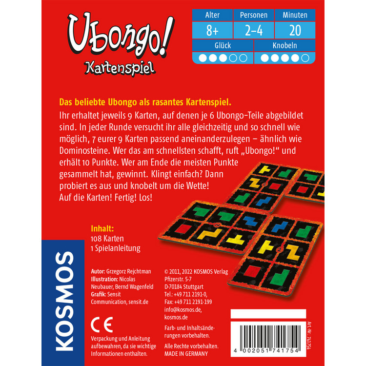 Ubongo: Kartenspiel