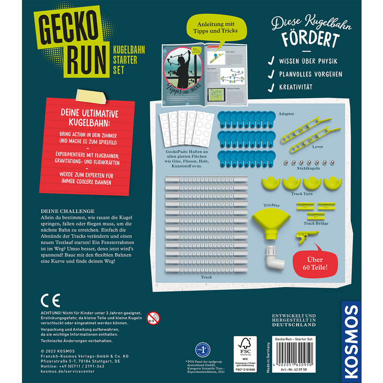 Gecko Run: Starter Set - Die vertikale Kugelbahn