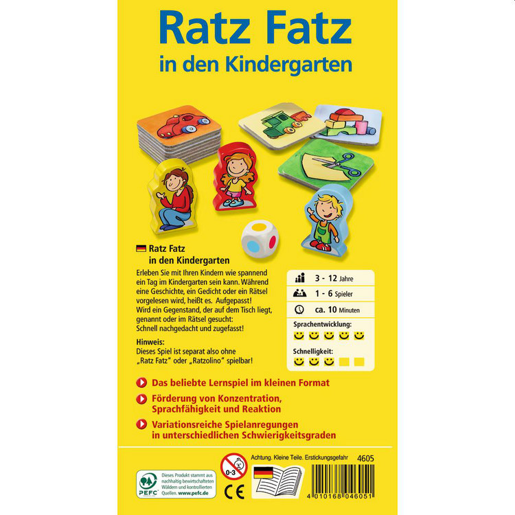 Ratz-Fatz in den Kindergarten