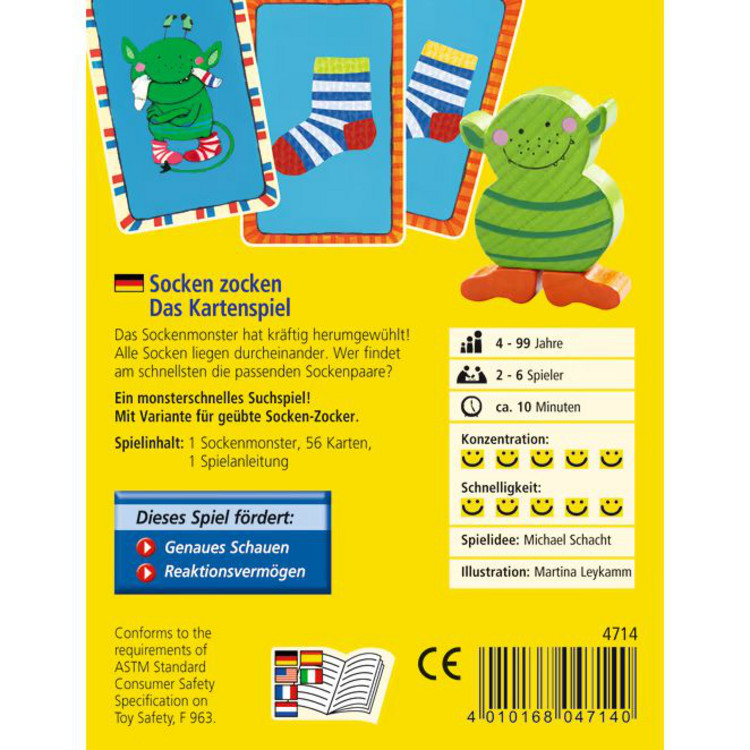 Socken Zocken: Das Kartenspiel