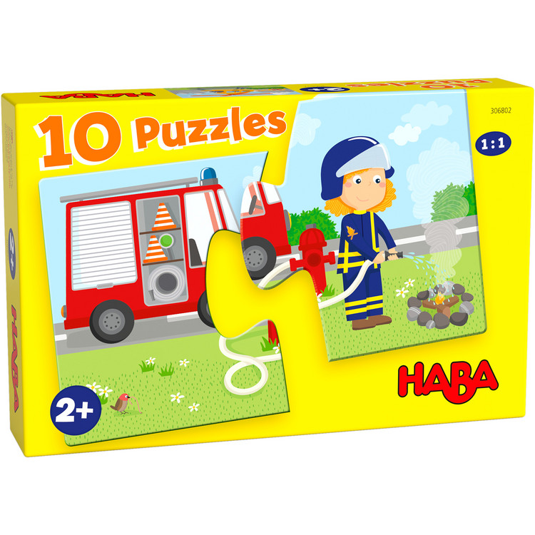 10 Puzzles: Einsatzfahrzeuge