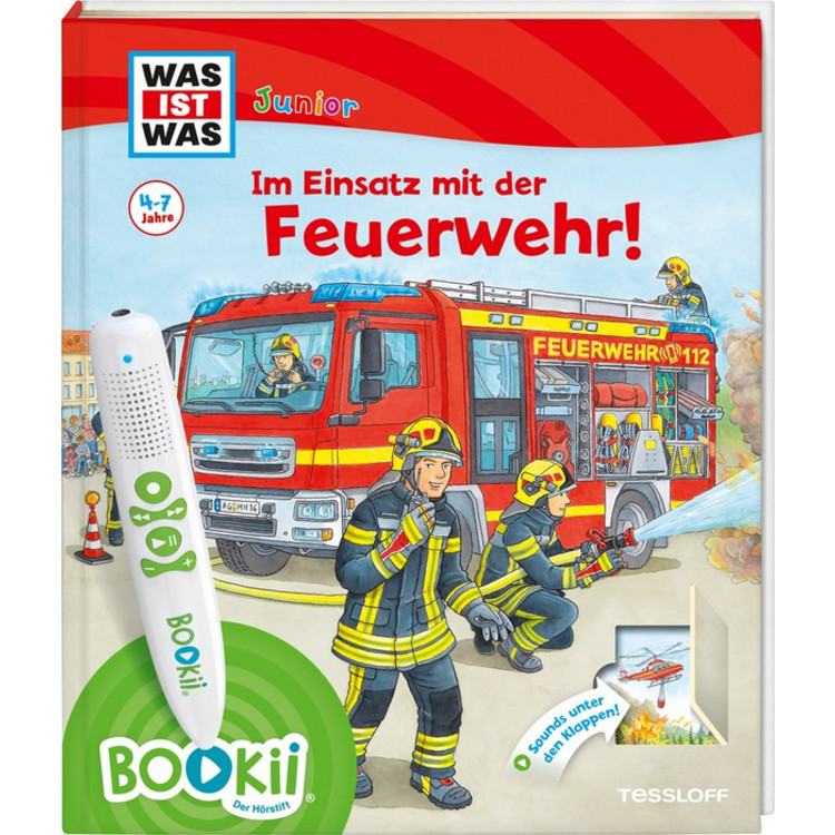 BOOKii Buch: WAS IST WAS Junior - Im Einsatz mit der Feuerwehr!