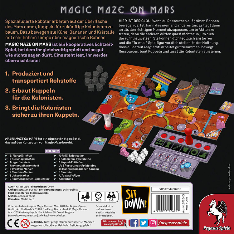 Magic Maze on Mars