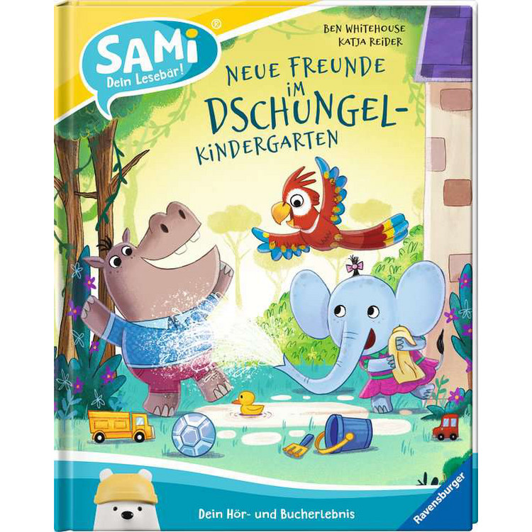 SAMi Dein Lesebär - Buch: Neue Freunde im Dschungel-Kindergarten
