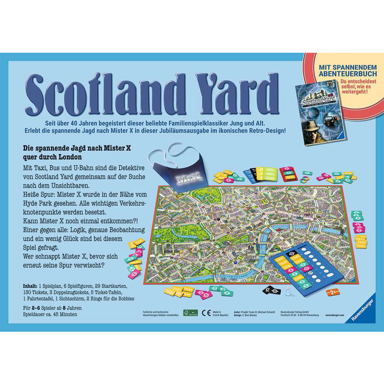 Scotland Yard: 40 Jahre Limitierte Ausgabe im Retro-Design