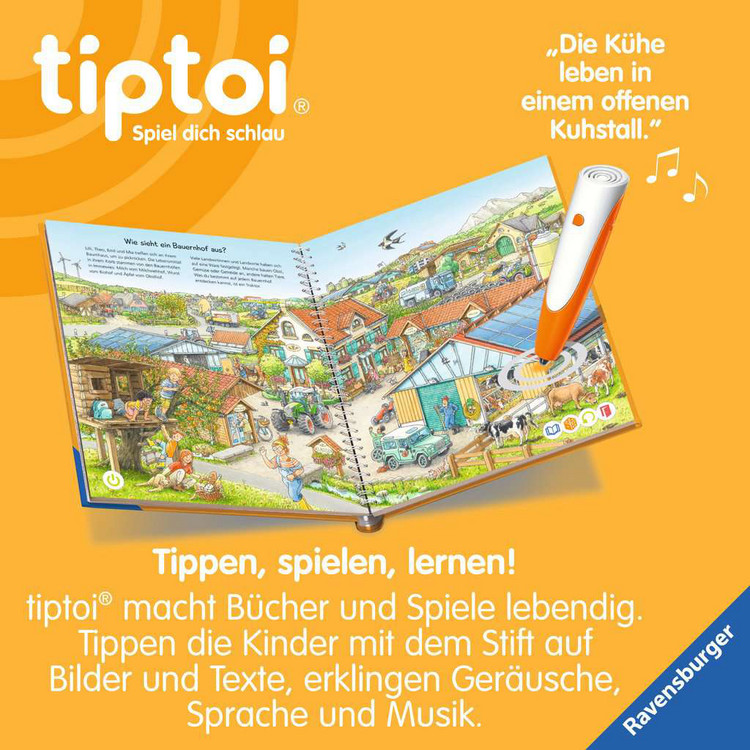 tiptoi Starterset: Auf dem Bauernhof (Stift + Buch)