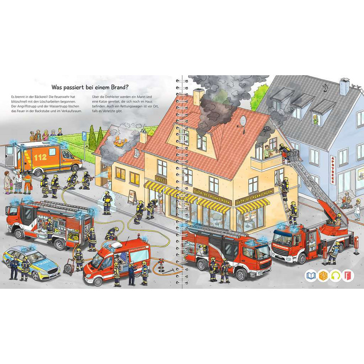 tiptoi Buch: Bei der Feuerwehr (2022)