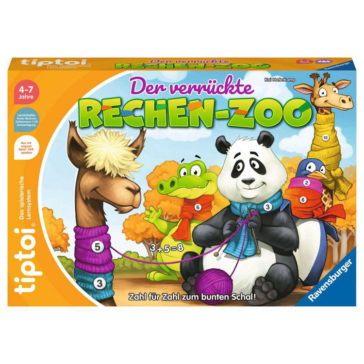 tiptoi Spiel: Der verrückte Rechen-Zoo