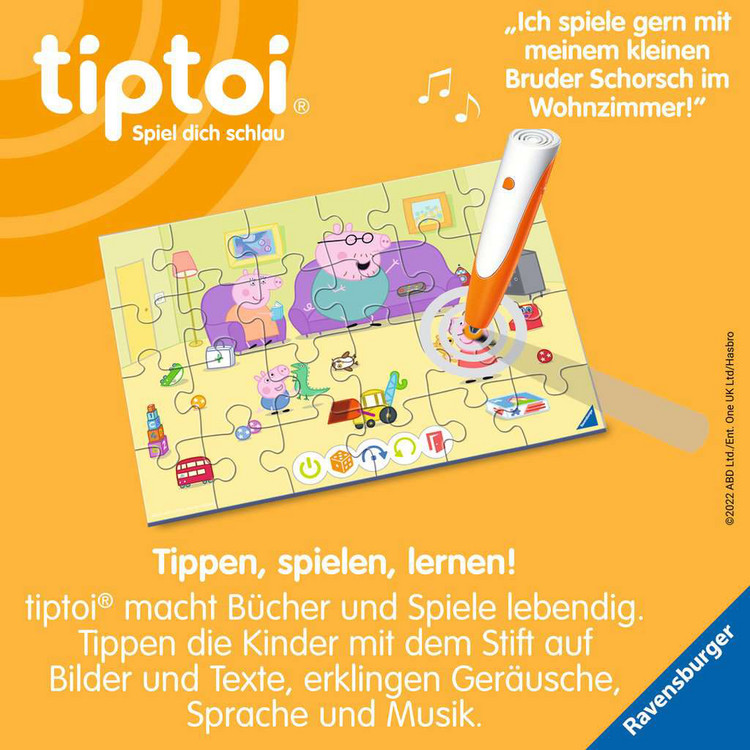 tiptoi Puzzle für kleine Entdecker: Peppa Pig