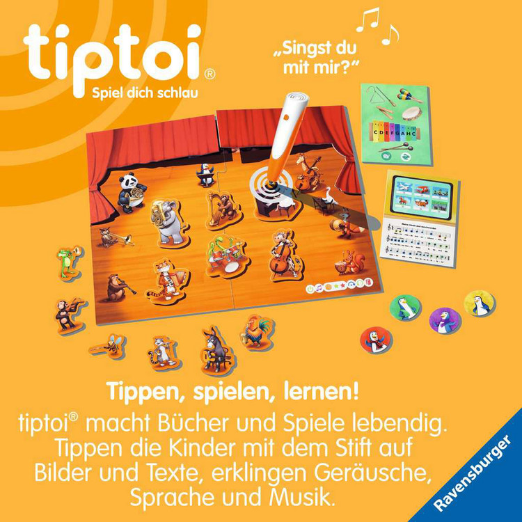 tiptoi Spiel: Mein tierischer Musik-Spaß