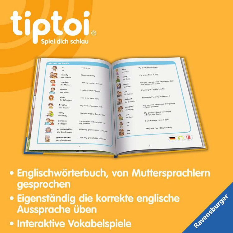 tiptoi Buch: Grundschulwörterbuch Englisch (2023)