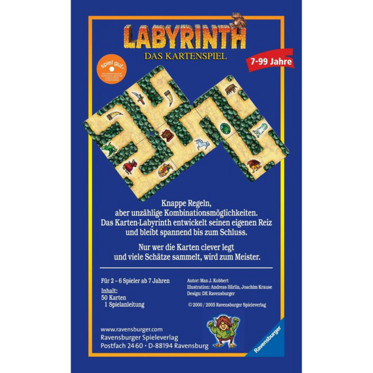 Das verrückte Labyrinth: Kartenspiel (MBS)