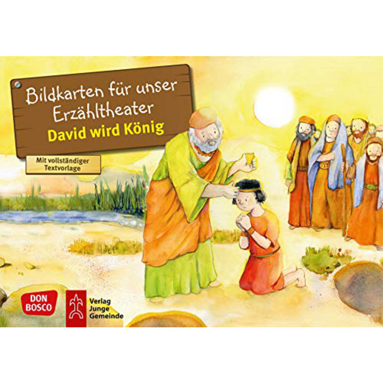 David wird König (Bildkarten A3)