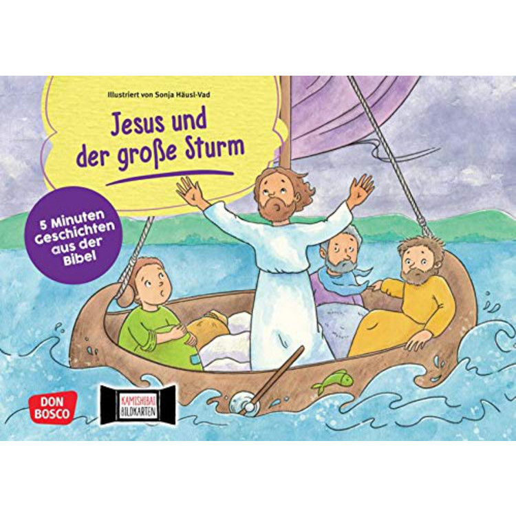Jesus und der große Sturm (Bildkarten A3)
