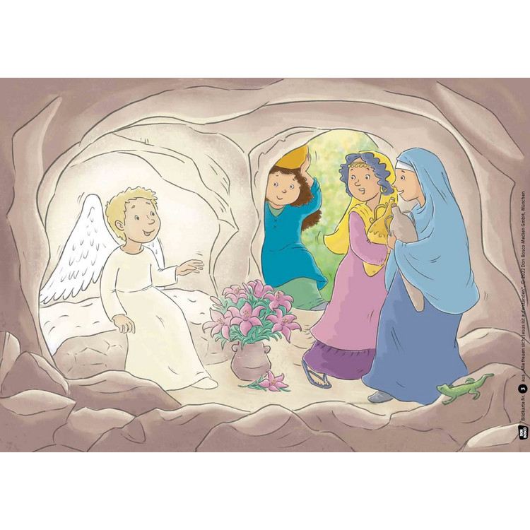 Alle freuen sich: Jesus ist auferstanden (Bildkarten A3)