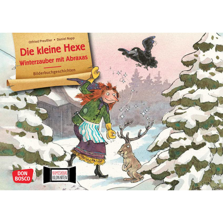Die kleine Hexe: Winterzauber mit Abraxas (Bildkarten A3)