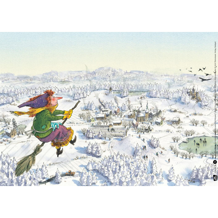 Die kleine Hexe: Winterzauber mit Abraxas (Bildkarten A3)