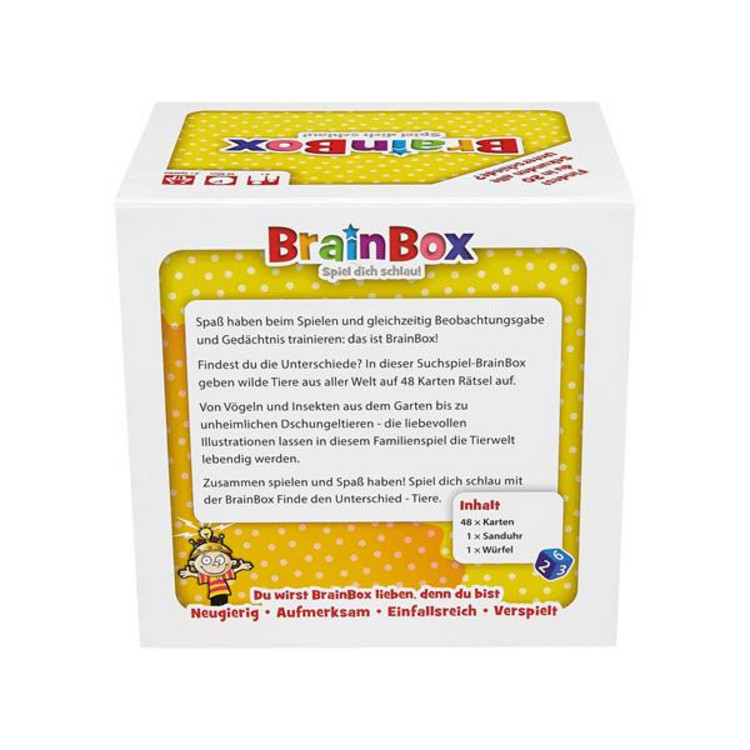 BrainBox: Finde den Unterschied - Tiere