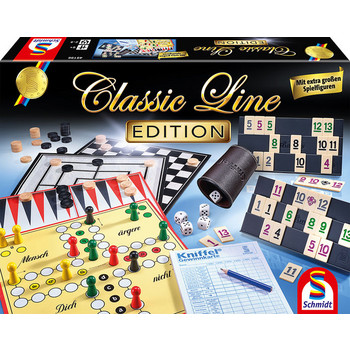 Spielesammlung: Classic Line Edition (mit extra großen Spielfiguren)