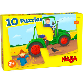 10 Puzzles: Auf dem Bauernhof