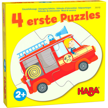 4 erste Puzzles: Einsatzfahrzeuge