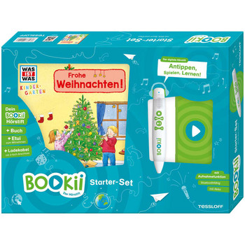 BOOKii Starterset: WAS IST WAS Kindergarten - Frohe Weihnachten (Buch + BOOKii Stift)