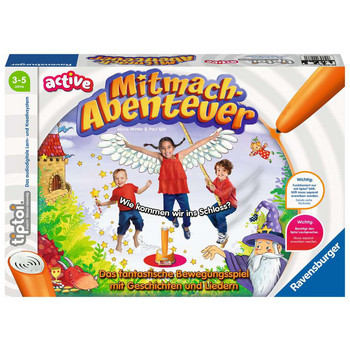 tiptoi Spiel: active Mitmach-Abenteuer (OHNE Lautsprecher)