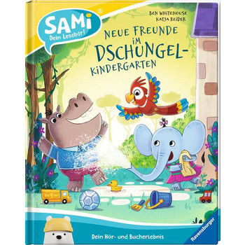 SAMi Dein Lesebär - Buch: Neue Freunde im Dschungel-Kindergarten