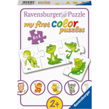 my first color puzzles: Meine liebsten Tierkinder (6x4 Teile)