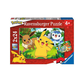 Ravensburger Puzzle: Pikachu und seine Freunde (2x24 Teile)