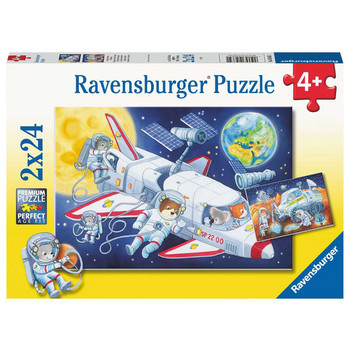 Ravensburger Puzzle: Reise durch den Weltraum (2x24 Teile)