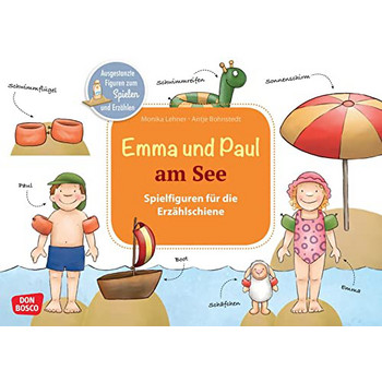 Emma und Paul am See (Spielfiguren für die Erzählschiene)